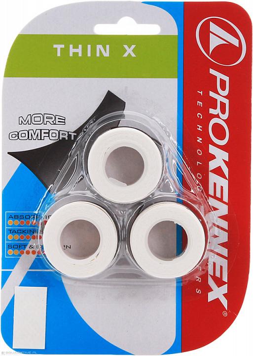 ProKennex Thin X Overgrip 3Pack White