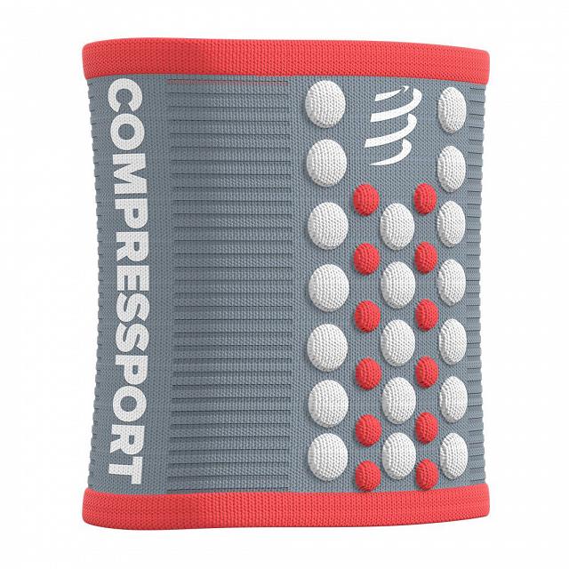 Compressport 3D Dots Sweatband Grey / White