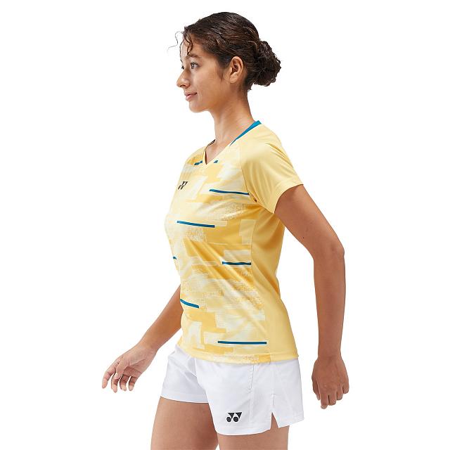 Yonex Ladies Crew Neck Club T-Shirt 0034 Soft Yellow