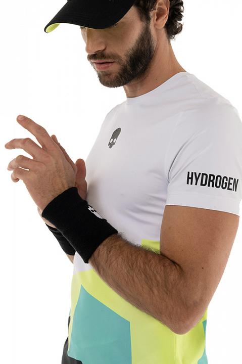 Hydrogen Mountains Tech T-Shirt White / Green