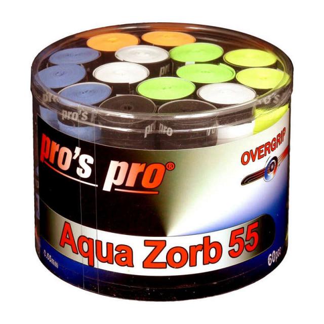 Pro's Pro Aqua Zorb 55 Overgrip Mix 60 szt.