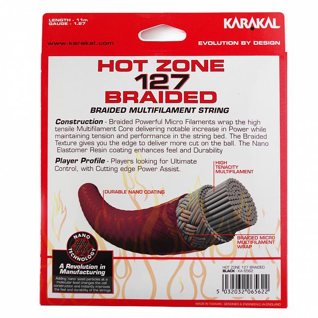 Karakal Hot Zone 127 Braided Black - Box