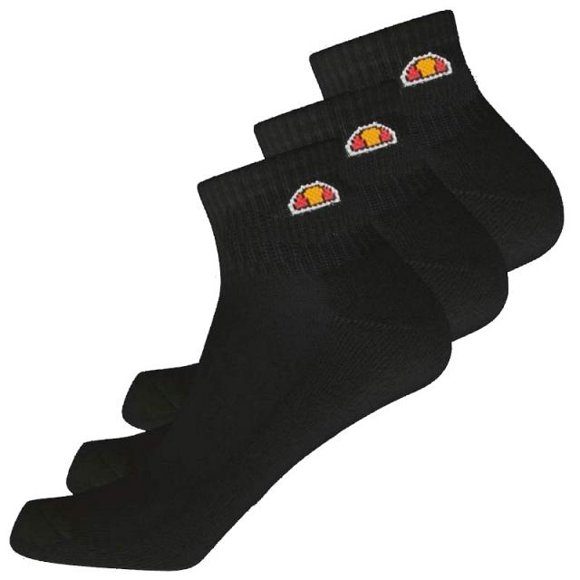 Ellesse Tallo Ankle Socks 3P Black