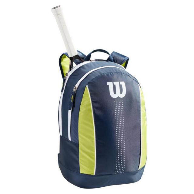 Wilson Junior Backpack Navy / Lime Green / White