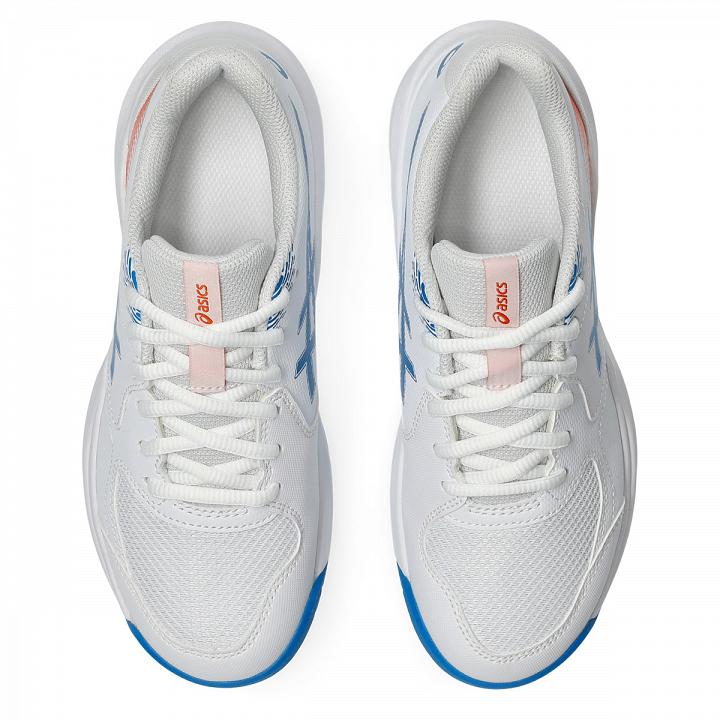 ASICS Gel-Dedicate 9 GS White / Directoire Blue