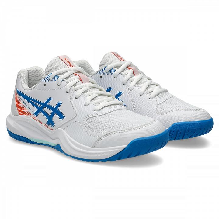 ASICS Gel-Dedicate 9 GS White / Directoire Blue