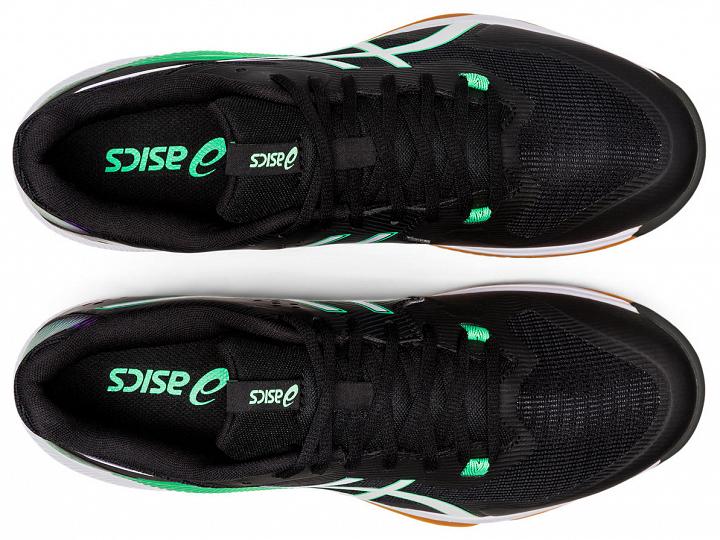 ASICS Gel-Tactic Black / New Leaf