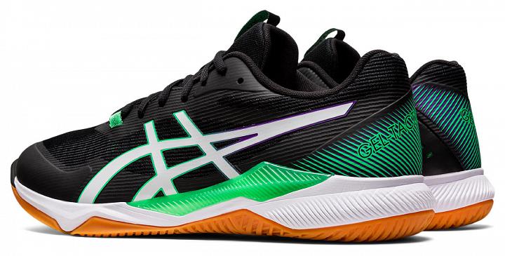 ASICS Gel-Tactic Black / New Leaf