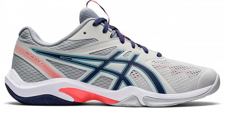 ASICS Gel-Blade 8 Glacier Grey / Sunrise Red