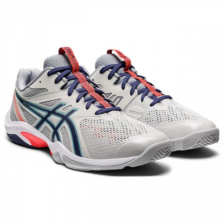 ASICS Gel-Blade 8 Glacier Grey / Sunrise Red