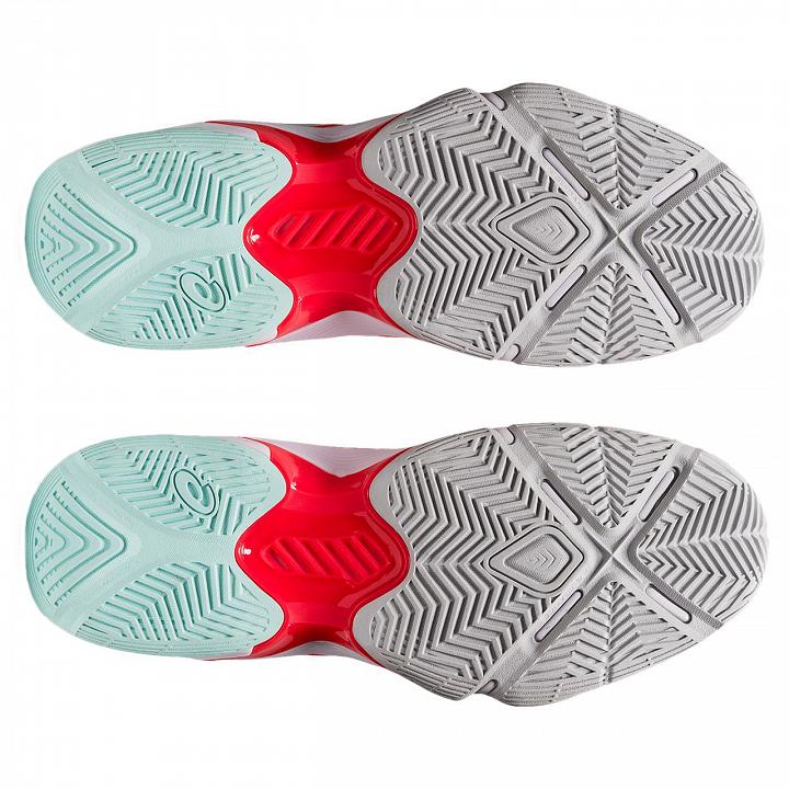 ASICS Gel-Blade 8 White / Sunrise Red