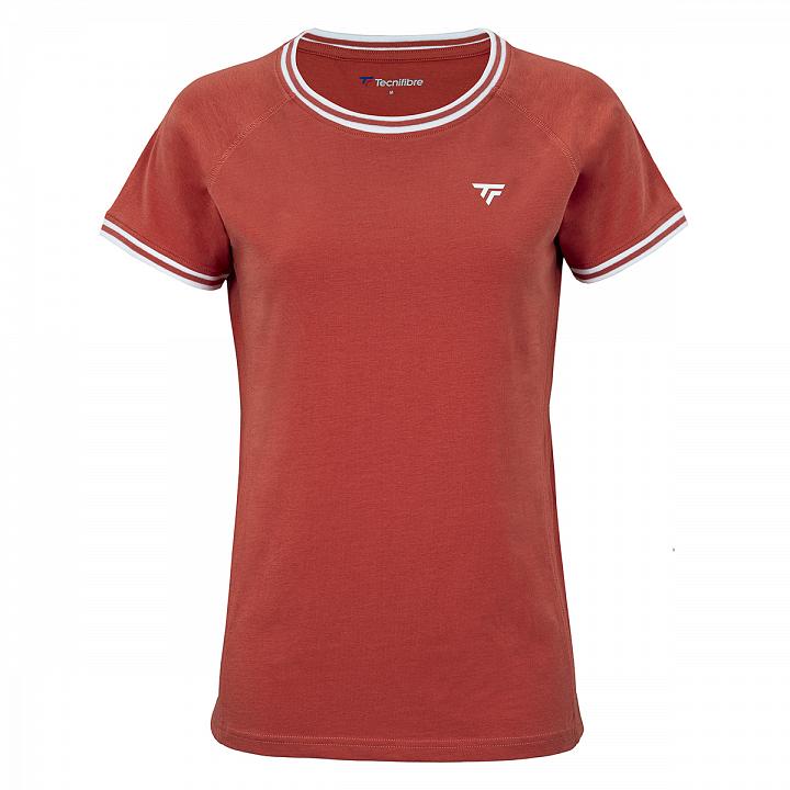 Tecnifibre Team Stretch Lady Tee Terracotta