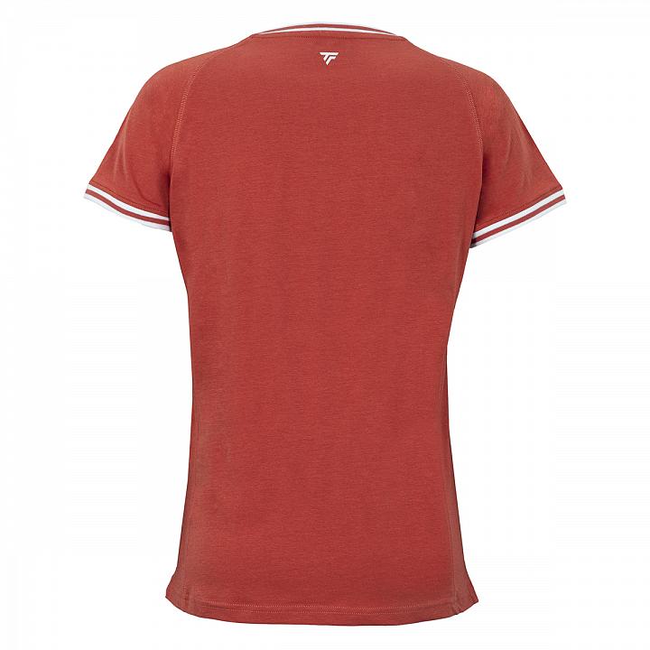 Tecnifibre Team Stretch Lady Tee Terracotta
