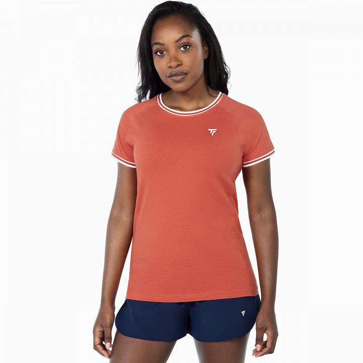 Tecnifibre Team Stretch Lady Tee Terracotta