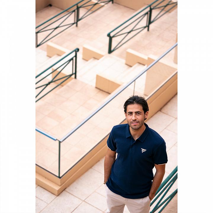 Tecnifibre Waffle Polo Marine