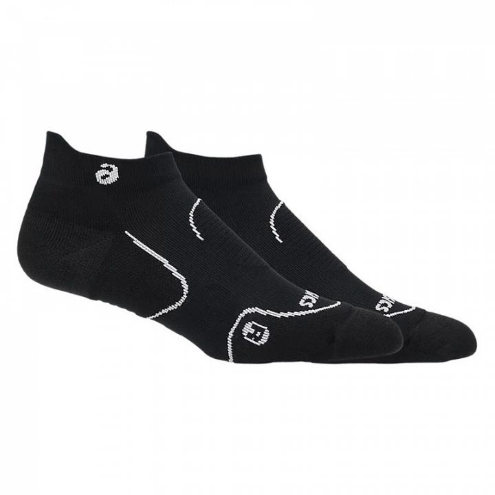 ASICS Court+ Tennis Ankle Socks Performance Black