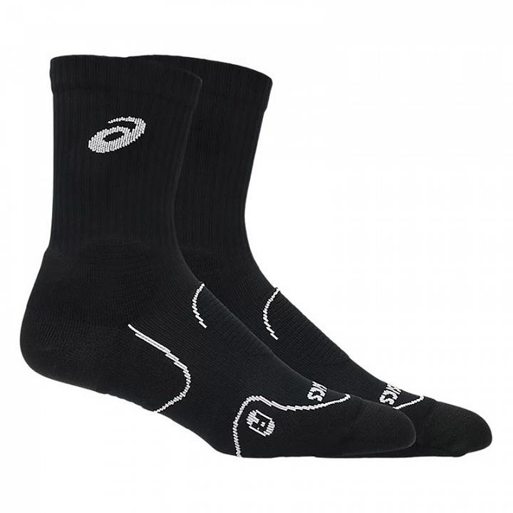 ASICS Court+ Tennis Crew Socks Performance Black