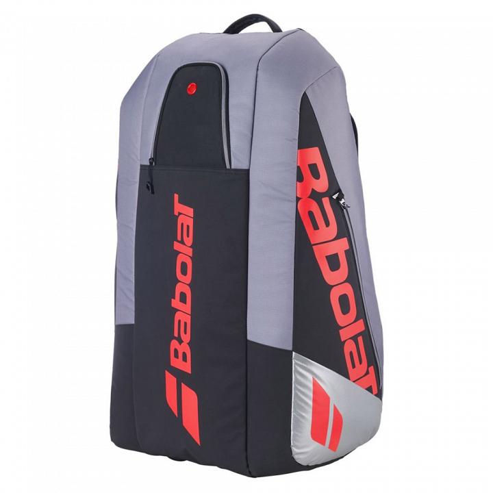 Babolat Pure Strike 4-gen. Thermobag 9R Carbon Grey / Neon Red