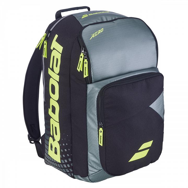 Babolat Pure Aero Gen-10 Backpack Metallic Grey / Black / Fluo Yellow