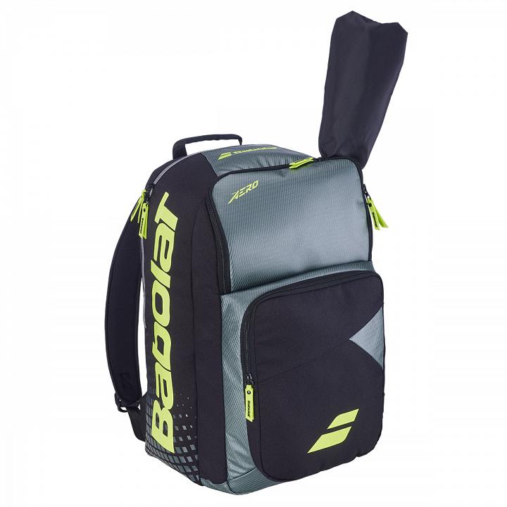 Babolat Pure Aero Gen-10 Backpack Metallic Grey / Black / Fluo Yellow