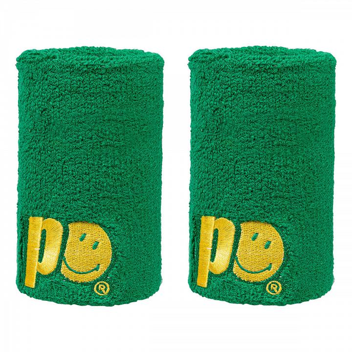 Prince X Smiley Doublewide Wristband 2-Pack Green