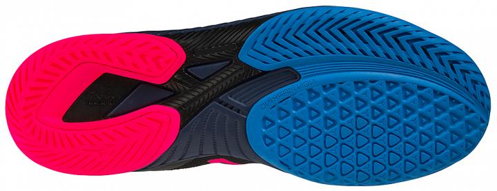 Mizuno Wave Drive Neo 3 Black / Peace Blue / Opera Red