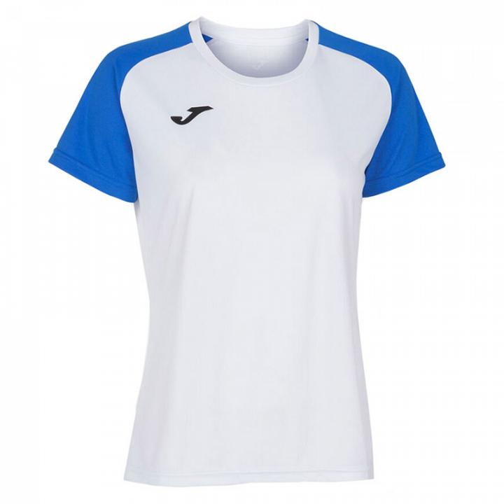 Joma Academy IV Woman SS Tee White / Royal Blue