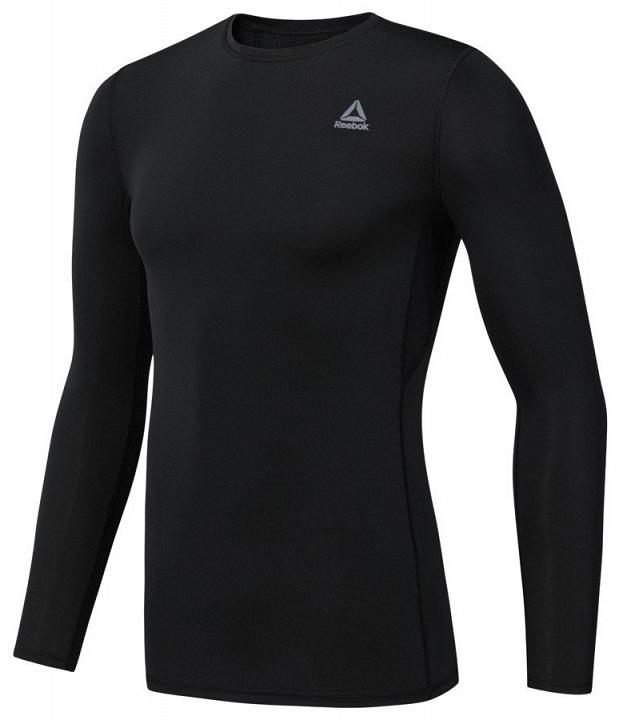 Reebok Wor Compression Long Sleeve Solid Black