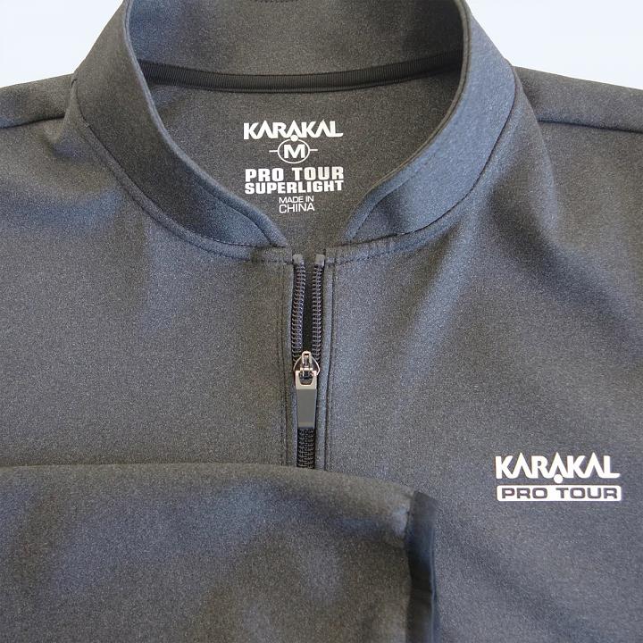 Karakal Pro Tour Jacket Charcoal Grey