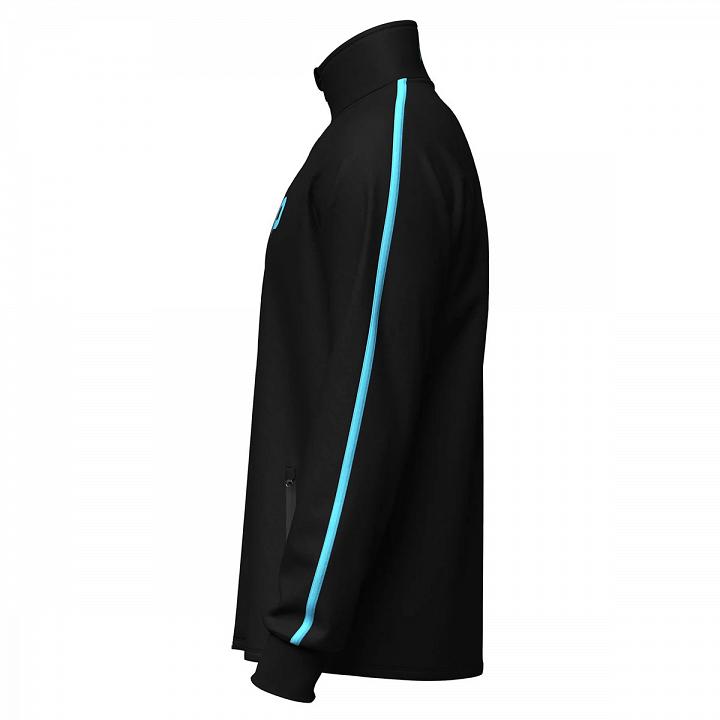 Pallap Full Zip Men's Jacket Black / Cyan Blue