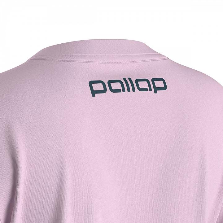 Pallap Women's V-Neck T-Shirt Clear Pink / Carbonium