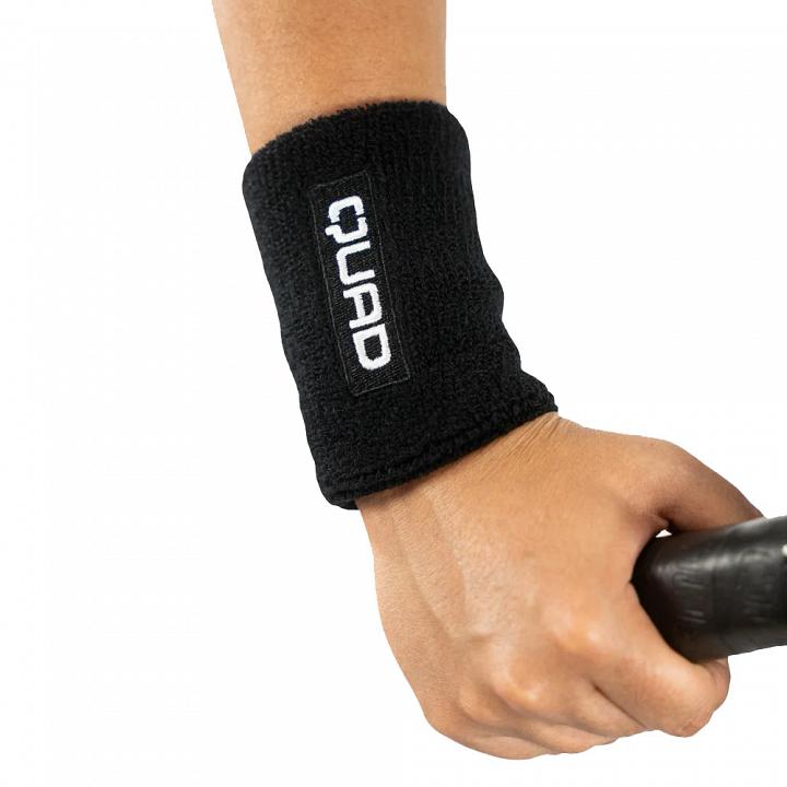 Quad Wristbands 2-Pack Black
