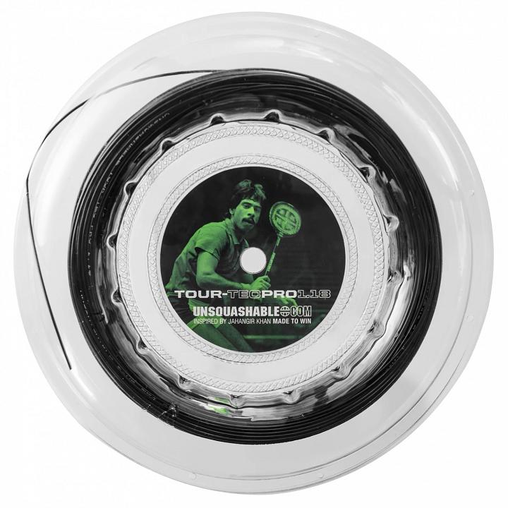 Unsquashable Tour-Tec Pro 1.18 Black Reel 100m