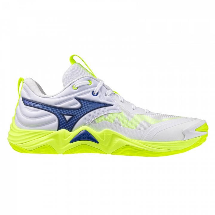 Mizuno Wave Momentum Elite White / Lightning Yellow / Dazzlin
