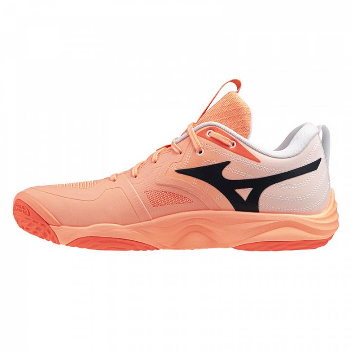 Mizuno Wave Momentum Elite Flamingo Coral / Lava Orange / White