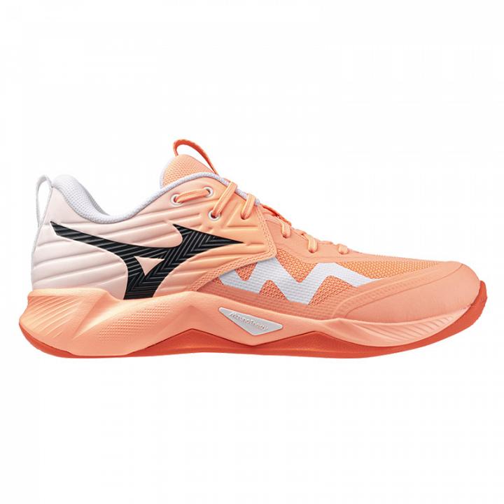 Mizuno Wave Momentum Pro Flamingo Coral / Carbon / White