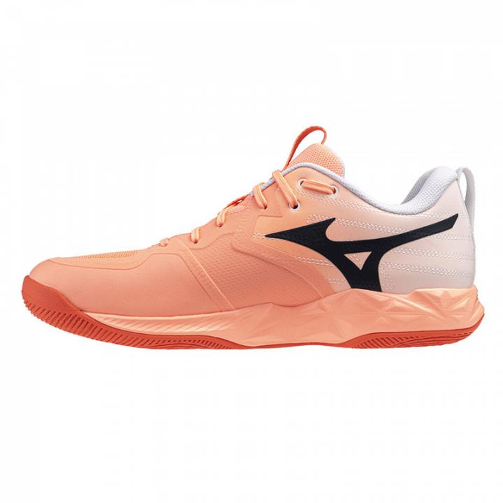 Mizuno Wave Momentum Pro Flamingo Coral / Carbon / White