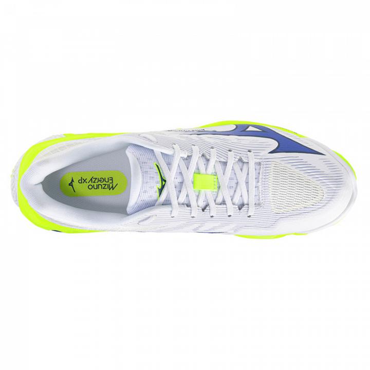 Mizuno Wave Lightning Elite White / Lightning Yellow / Dazzling Blue
