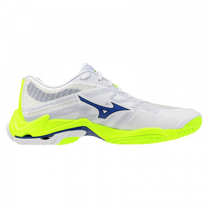 Mizuno Wave Lightning Elite White / Lightning Yellow / Dazzling Blue