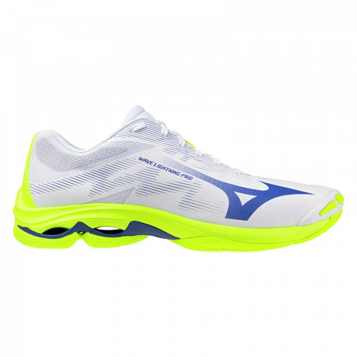 Mizuno Wave Lightning Pro White / Lightning Yellow / Dazzling Blue