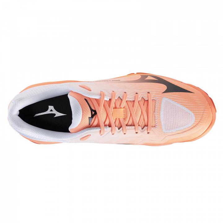 Mizuno Wave Lightning Pro Flamingo Coral / Carbon / White