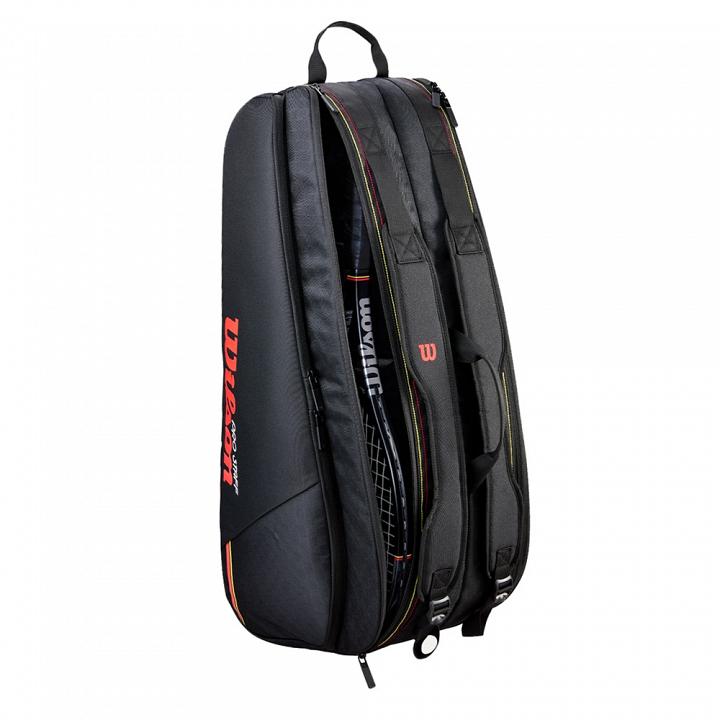 Wilson Pro Staff Classic Tour Racketbag 6R Black