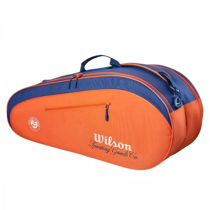 Wilson Roland Garros 2026 Team Racketbag 6R Clay / Navy