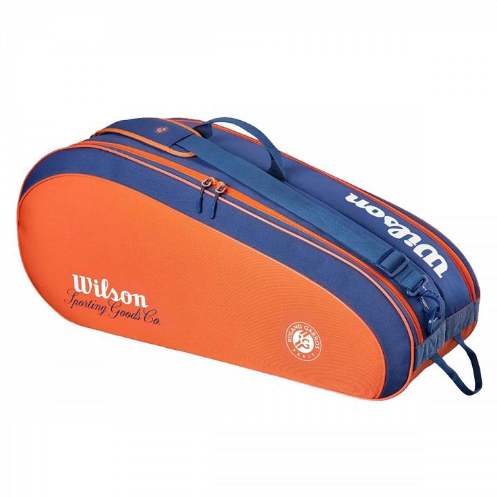 Wilson Roland Garros 2026 Team Racketbag 6R Clay / Navy