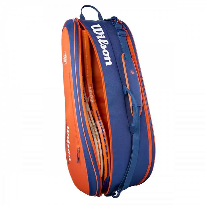 Wilson Roland Garros 2026 Team Racketbag 6R Clay / Navy