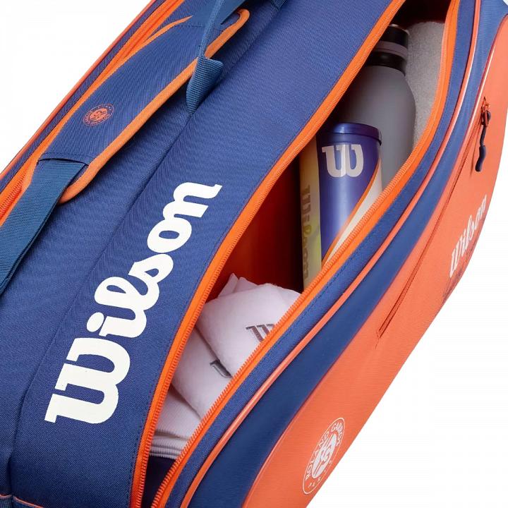 Wilson Roland Garros 2026 Team Racketbag 6R Clay / Navy