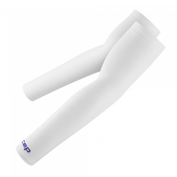 CEP Core Run Ultralight Long Arm Sleeves White