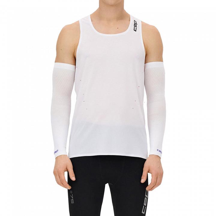 CEP Core Run Ultralight Long Arm Sleeves White