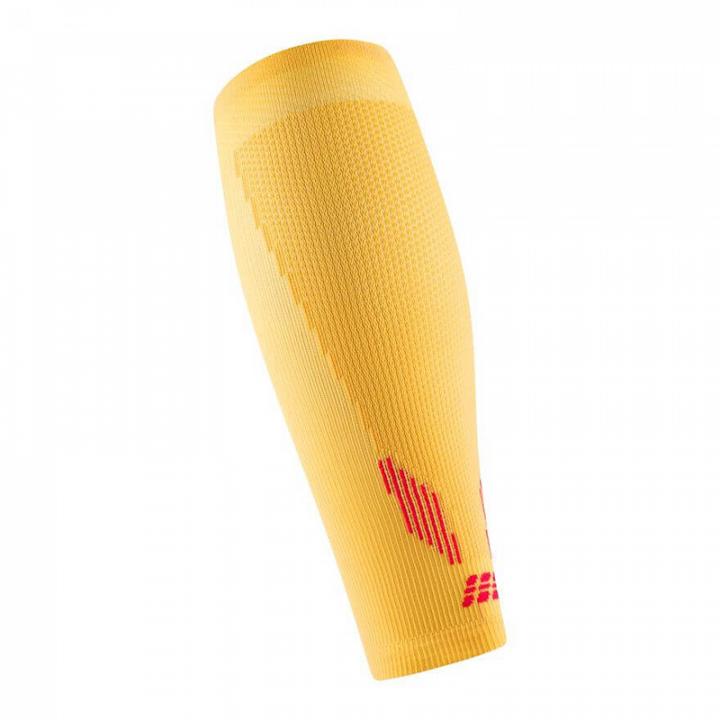 CEP Core Run Compression Calf Sleeves 5.0 Marigold / Burgundy