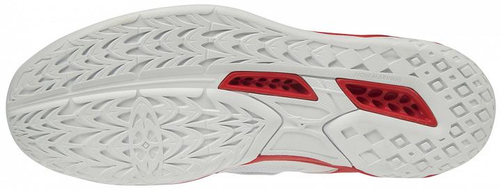 Mizuno Ghost Shadow White / Red